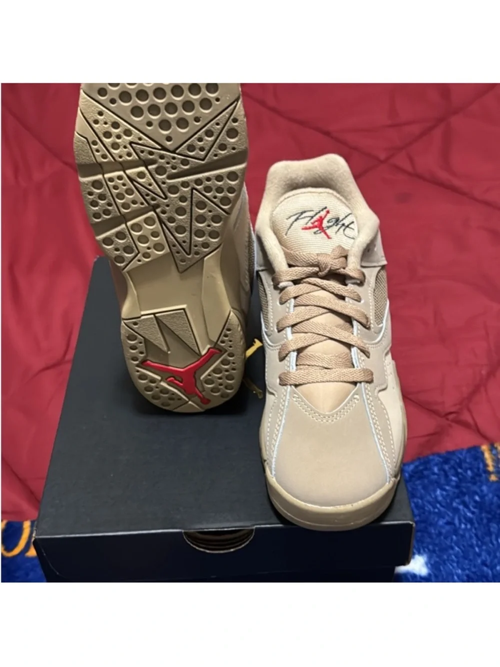 Jordan kidd MVP 92 Desert Como/Fire Beige Low-Top Sneakers